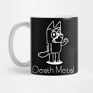 death metal bluey Mug